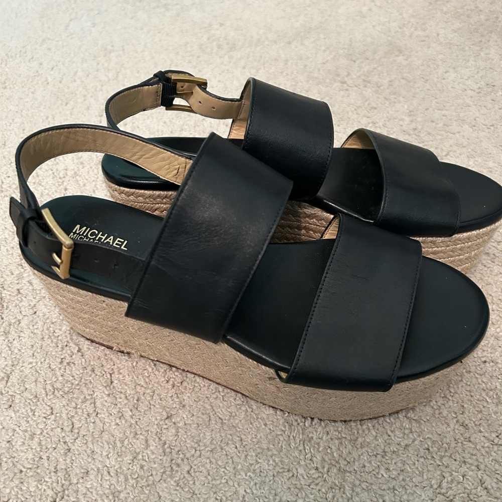 MICHAEL KORS leather Platform
